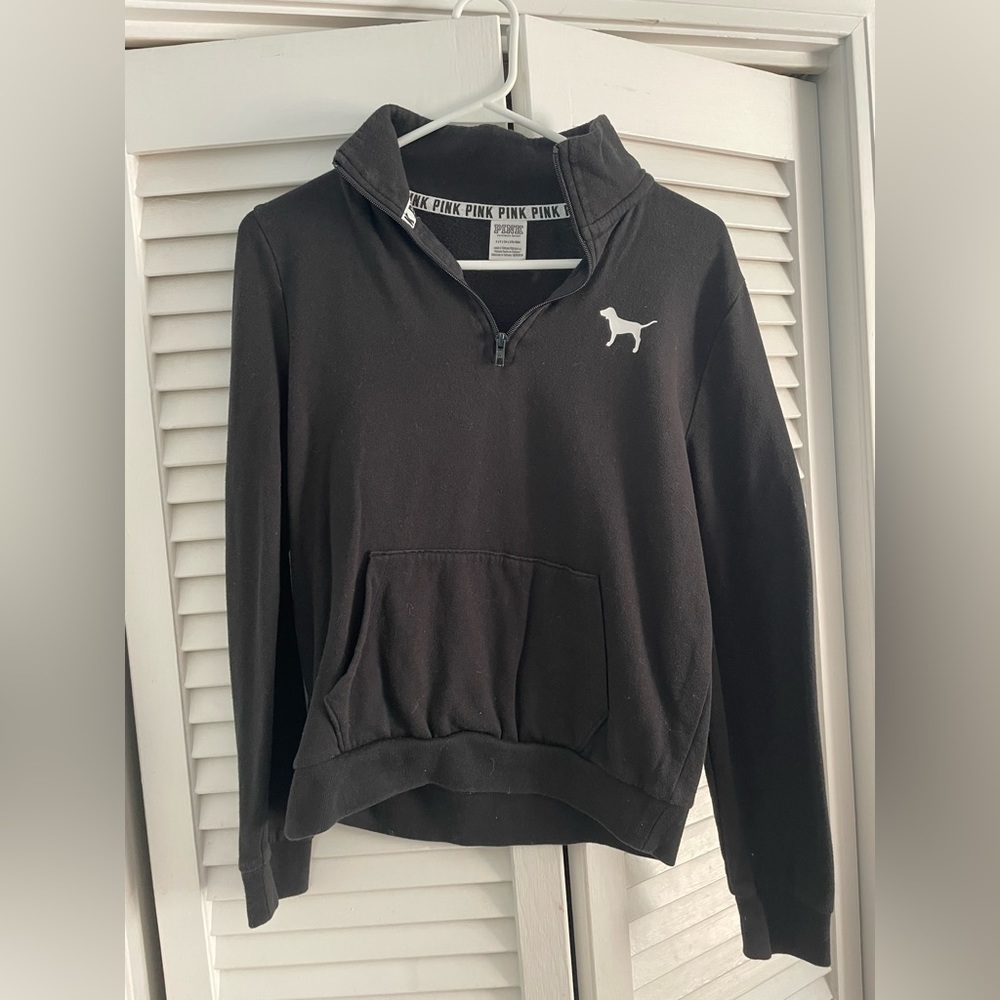 Black PINK Quarter Zip